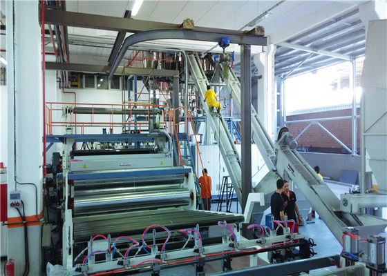 Çin Yüksek Verimli Plastik Levha Ekstrüzyon Hattı PE Sac Yapma Makinesi Tedarikçi